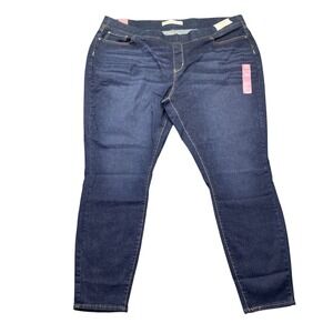 Signature Levi Strauss Gold Label Totally Shaping Pull-On Skinny Jeans 28L NWT